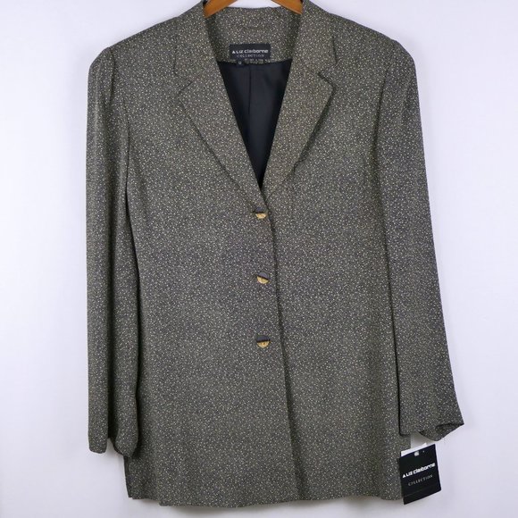 NEW Liz Claiborne Business Blazer Women's Size 12 Romantic Florals Design - Picture 5 of 16